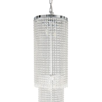 Závesná lampa CR114 sklenený záves 210 cm