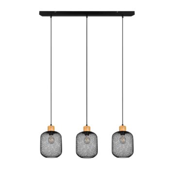 Závesná lampa Calimero klietkový vzhľad 3-pl.