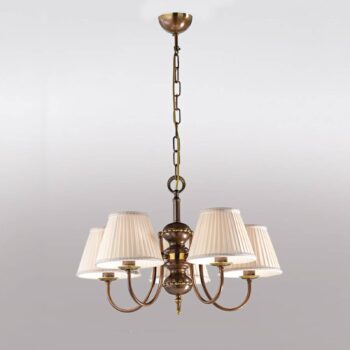 Závesná lampa Classic, 5-plameňová