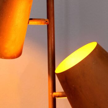 Závesná lampa Colt, 3-plameňová, patina