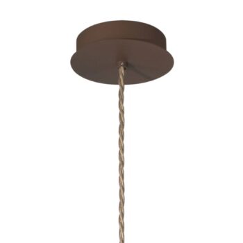 Závesná lampa Cult vintage, meď, Ø 40 cm