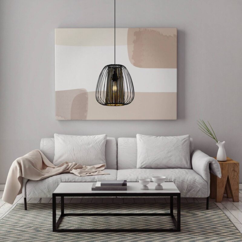 Závesná lampa Curasao s dvojitým tienidlom, 1-pl. Závesná lampa Curasao s dvojitým tienidlom, 1-pl.