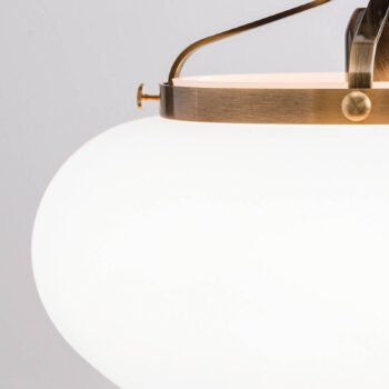 Závesná lampa Delia starožitná mosadz 1-pl.