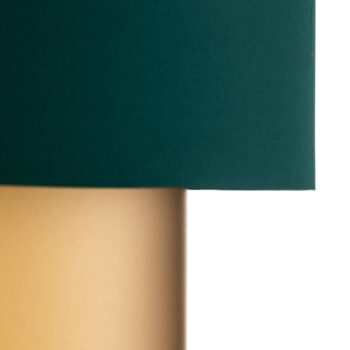 Závesná lampa Dorina, zelená/zlatá Ø 60 cm