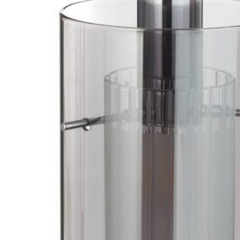 Závesná lampa Duo 2, dymové sklo/chróm 5-pl.