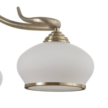 Závesná lampa Elvira, 3-plameňová