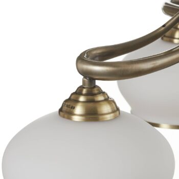 Závesná lampa Elvira, 3-plameňová