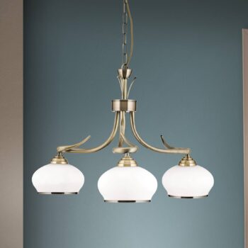 Závesná lampa Elvira, 5-plameňová