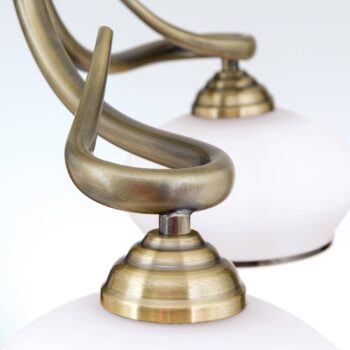 Závesná lampa Elvira, 5-plameňová