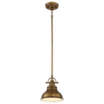 Závesná lampa Emery 1-pl. mosadz Ø 20,3 cm