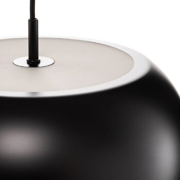 Závesná lampa FRANDSEN BF20, Ø 38 cm, čierna matná