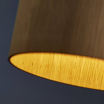 Závesná lampa FRANDSEN FM 1954, dub, Ø 16 cm, drevo