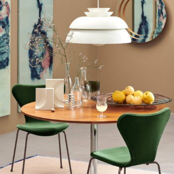 Závesná lampa FRITZ HANSEN Concert P3 biela Ø 55 cm