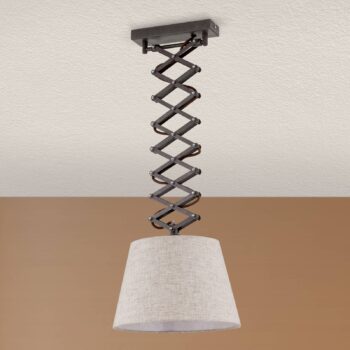 Závesná lampa Factory v priemyselnom dizajne