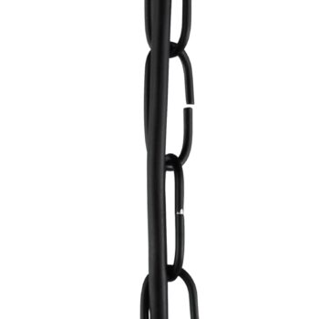 Závesná lampa Fishnet z kovu v čiernom Ø 45 cm