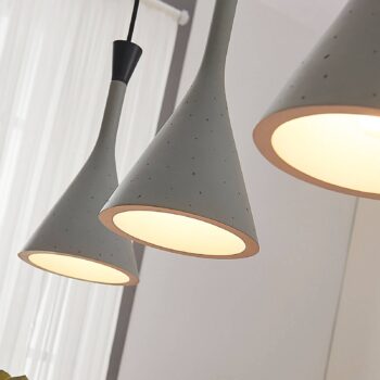 Závesná lampa Flynn, sivá, 3 svetlá