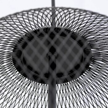 Závesná lampa Georgina s klietkovým tienidlom