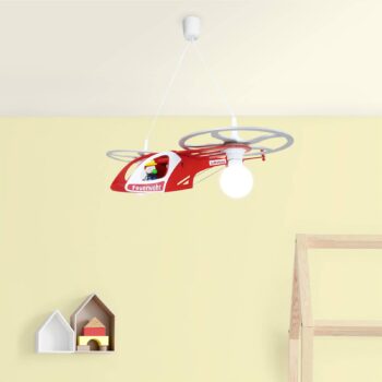 Závesná lampa Helikoptéra Fred pre detskú izbu