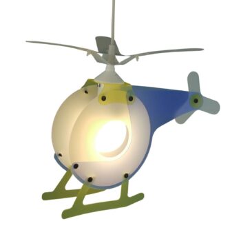Závesná lampa Helikoptéra pre deti