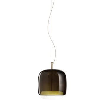 Závesná lampa Jube SP P dvojité tienidlo zelená