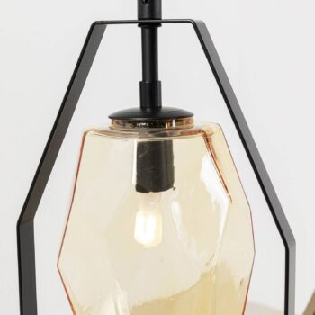 Závesná lampa KARE Diamond Fever, čierna, jednolampa