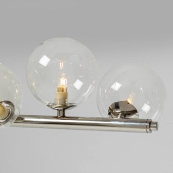 Závesná lampa KARE Scala Balls, strieborná