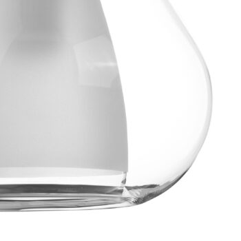 Závesná lampa Lila zo skla, trojplameňová dlhá