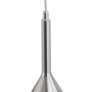 Závesná lampa Lila zo skla, trojplameňová dlhá