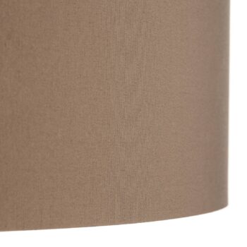 Závesná lampa Maserlo okrúhle, taupe-zlatá