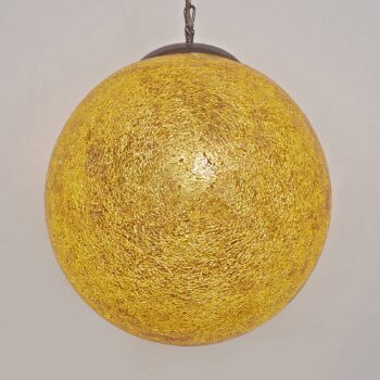 Závesná lampa Narziso, jantár
