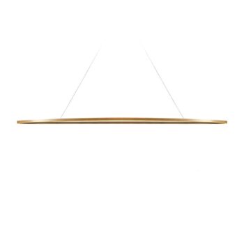 Závesná lampa Nemo Ellisse Mega Dolu 2700K zlatý lak.