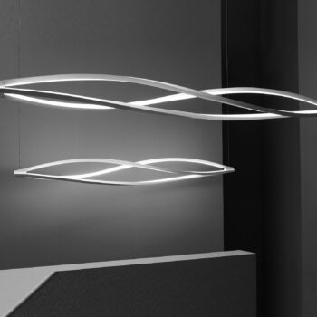 Závesná lampa Nemo In The Wind horiz. 2 700K biela