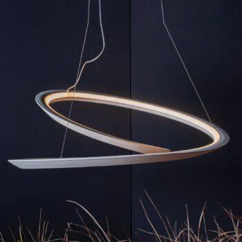 Závesná lampa Nemo Kepler 2 700K do Ø84cm biela