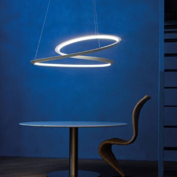 Závesná lampa Nemo Kepler 2 700K do Ø84cm biela
