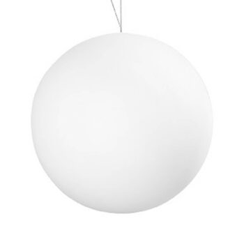 Závesná lampa Oh biela energeticky úsporná 55 cm