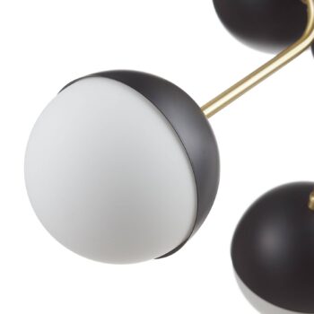 Závesná lampa Orbit, šesť-plameňová