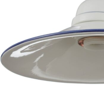 Závesná lampa PIATTO z keramiky 28 cm