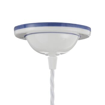 Závesná lampa PIATTO z keramiky 28 cm