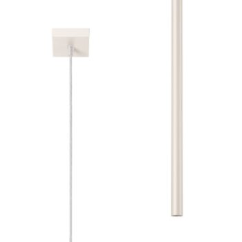 Závesná lampa Pastelo, béžová, Ø 2 cm, oceľ, 3 svetlá.