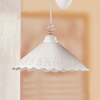 Závesná lampa Pizzo s kladkou, 1-pl, 40 cm