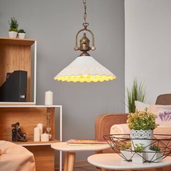 Závesná lampa Pizzo s reťazou, 1-plameňová