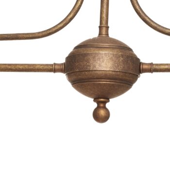 Závesná lampa Pizzo s reťazou, 2-plameňová