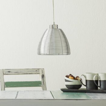 Závesná lampa Relax, 1-plameňová 19 cm chróm
