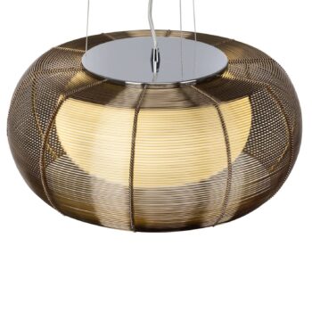 Závesná lampa Relax, 1-plameňová 40 cm bronz