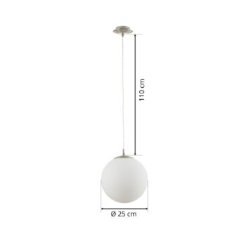 Závesná lampa Rondo 25 cm