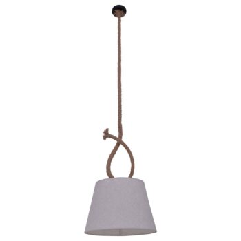 Závesná lampa Rope s textilným tienidlom, Ø 35 cm