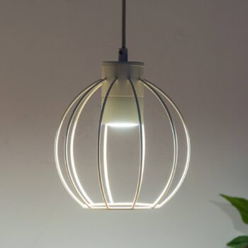 Závesná lampa STARLIGHT, krémovo biela, 4 svetlá, dĺžka 100 cm kov