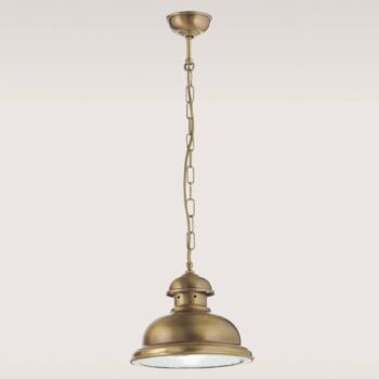 Závesná lampa Scirocco 25 cm mosadz satinovaná
