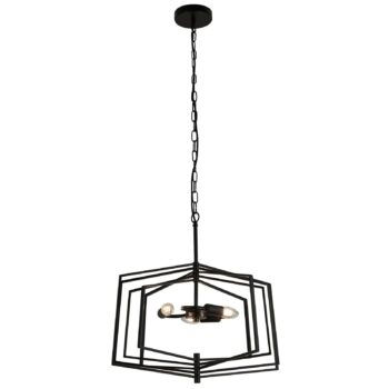 Závesná lampa Slinky, 3-plameňová, Ø 50 cm