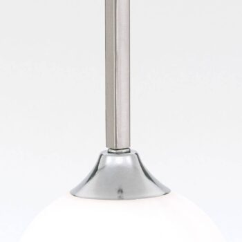 Závesná lampa Snowwhite, 1-plameňová, nikel